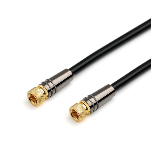 High performance Metal Shell 90 degree assembly jumper rg6 sma coaxial cable
