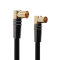 90 Degree Female Shell male to female assembly jumper rg6 sma coaxial cable
