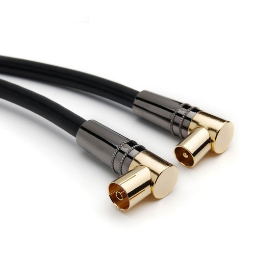 90 Degree Female Shell male to female assembly jumper rg6 sma coaxial cable