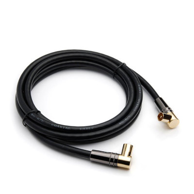 90 Degree Female Shell male to female assembly jumper rg6 sma coaxial cable