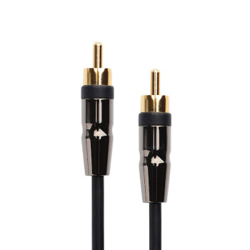 Premium 24K Gold Plated RCA Male to RCA Male Stereo Audio Cable
