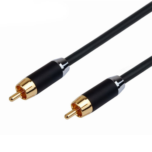 Colorful Metal Shell RCA Phono Male to Female Audio Extension Lead Cable