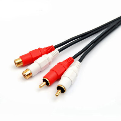 Colorful  3RCA Phono Male to 3 RCA male Audio  Cable
