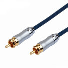 Fully Metal Shell and PVC RCA  Male to male Audio  Cable