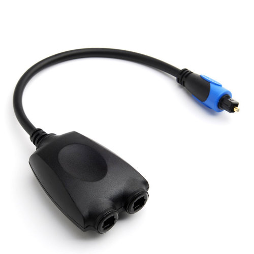 Digital Optical Audio Adapter Cable 1 in and 2 Out Toslink Splitter