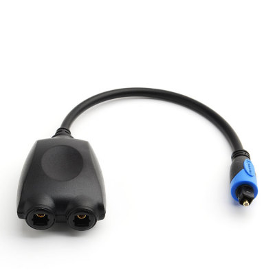 Digital Optical Audio Adapter Cable 1 in and 2 Out Toslink Splitter