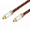 Hot Selling Toslink To Toslink Audio Optical Metal Braid Cable