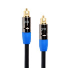 New arrival 3.5mm jack male to male metal optical fiber audio Toslink cable