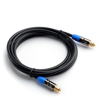 New arrival 3.5mm jack male to male metal optical fiber audio Toslink cable