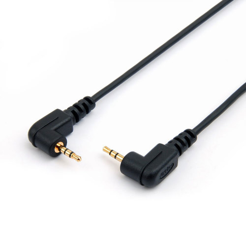 90 Degree 2.5mm Audio Cable Male to male