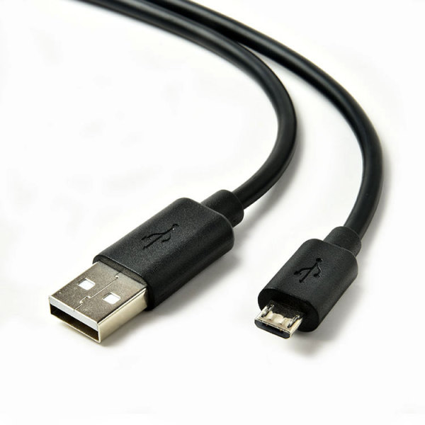 Basic Black PVC Model  High Speed 2.0 Micro USB Cable