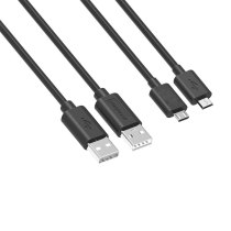 Basic Black PVC Model  High Speed 2.0 Micro USB Cable