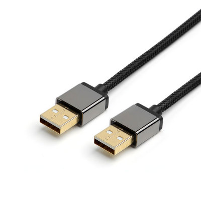 USB 2.0 A Male to A Male Cable Cord with Gold Plated Connector