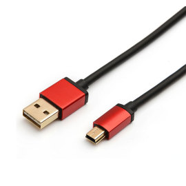 Metal  metal USB  2.0 Micro 5p fast charging data syne cable