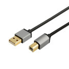 USB 2.0 Printer Scanner Cable PVC Cord USB Type A Male to B Male with Nylon Braid
