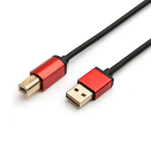 USB 2.0 Printer Scanner Cable PVC Cord USB Type A Male to B Male with Nylon Braid