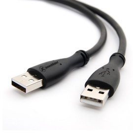 USB 2.0 A Male to A Male Cable Cord with Nickel Connector