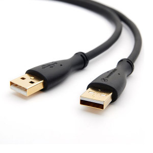 USB 2.0 A Male to A Male Cable Cord with Nickel Connector