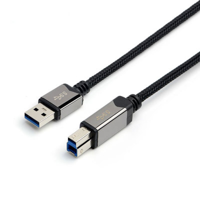 Metal Shell USB 3.0 Printer Scanner Cable  Cord USB Type A Male to B Male