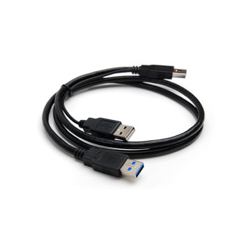 USB 3.0 A Female to 2.0A Female Cable Cord with Gold Plated Connector