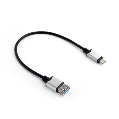 OTG USB cable 3.0 female to Type C Male Adapter Connector Metal Head Cable