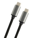 High Speed Data Transfer 10Gbps Cotton Braided Usb 3.1 Type C To Type C Cable
