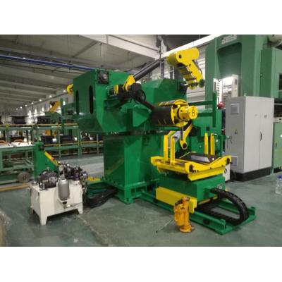 Servo feeder straightener cum decoiler machine for metal stamping
