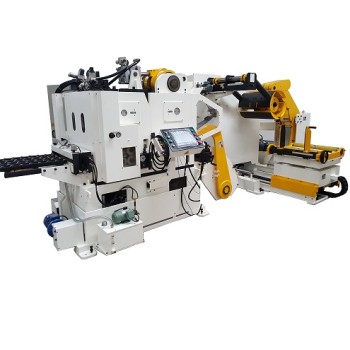 Compact Servo Feeder 3 in 1 Machine GLK5 decoiler straightener feeding for (9mm) thickness