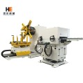 GLK2 Decoiler Straightener Feeder Machine for Steel Sheet Metal Coil Handling