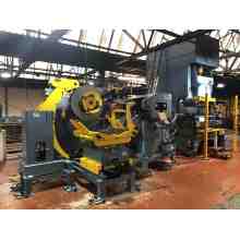 Decoiler Straightener Feeder Machine Equipped With AIDA Press Machine in UK Workshop For Auto Parts Stamping