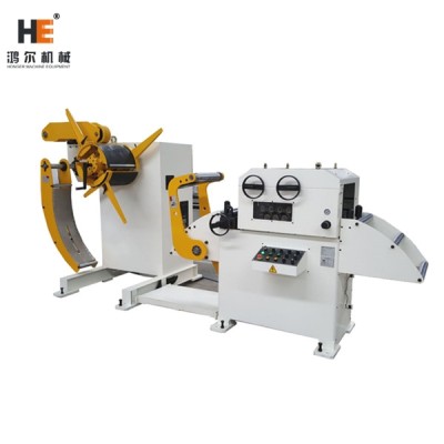 GL-400H 2 in 1 Uncoiler And Straightener Equipped With Coil Feeder For Metal Stamping