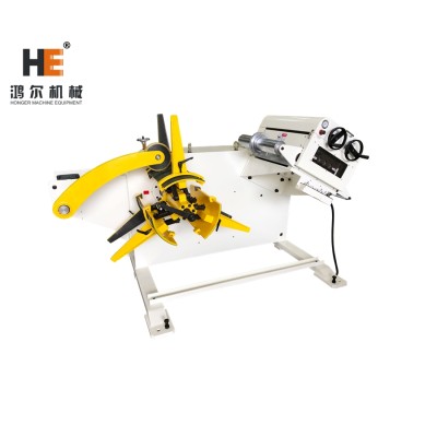 GL-300F Hydraulic Expansion Uncoiler Straightener For Automation Punching In Press Room