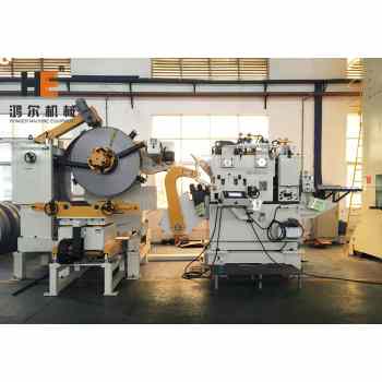 GLK4-1300H 1300mm Width Unit Uncoiler And Feeder Machine For Automatic Stamping Line In Press Room