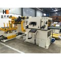 GLK4-800 Decoiler Straightener Feeder 3 In 1 Machine For Brake Pads Stamping In Press Room