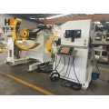 GLK4-400 Coil Feeder Machine With Uncoiling Leveling Feeding For Stainless Steel Coil Sheet Punching