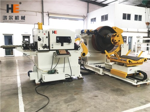 GLK4-1000 3 In 1 Compact Coil Feeder Machine For Punch Press With Automation Feeding Function