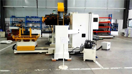 GLK4-1000 3 In 1 Compact Coil Feeder Machine For Punch Press With Automation Feeding Function