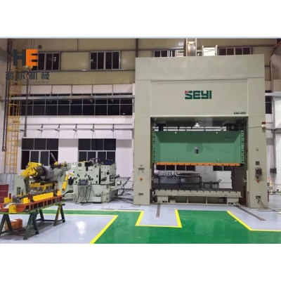 GLK4-800H High Strength Servo Coil Feeder For Thicker Metal Coil Sheet Feeding Line In Press Room