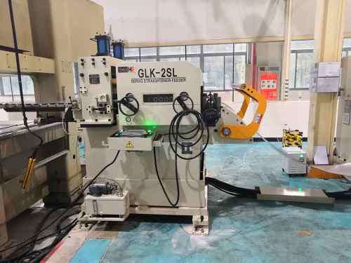 GLK2-1000 Combo Servo Coil Feeder Compact Seyi Press For Gree Air Conditional Shell Blanking