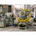 GLK2-500 3 In 1 Servo Feeder Machine With Mechanical Press For Heatsink Stamping Line In LED Light