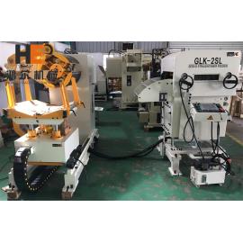 GLK2-800 3 In 1 Uncoiler Straightener Feeder Machine For Metal Stamping Line