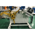 GL-200 2 in 1 Decoiler Straightener Combo machine working with coil feeder and press machine