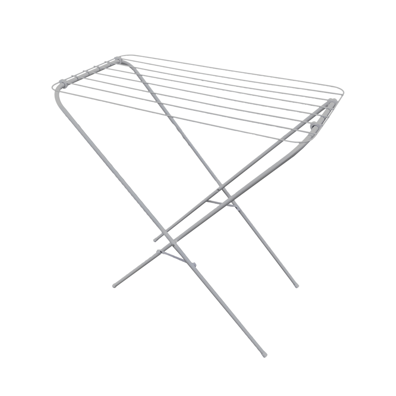 Simple Metal X-type Towel Loundry Drying Stand Foldable Balcony Laundry Clothes Drying Rack