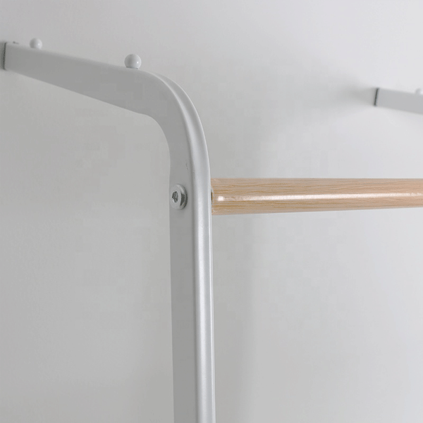 Metal Leaning Ladder Rack - 5 ft 9" Tall Drying Towel Rack