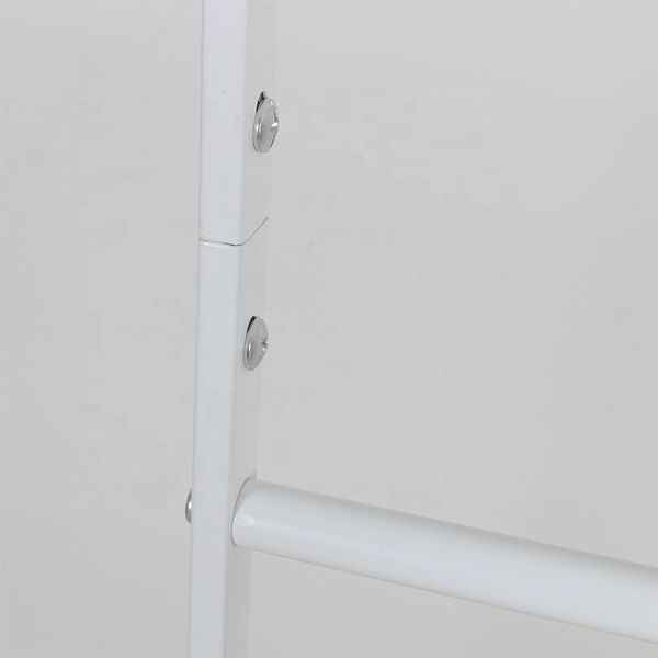 Metal Leaning Ladder Rack - 5 ft 9" Tall Drying Towel Rack