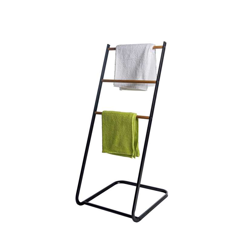 2021OEM Factory Trapezoidal Shelf 3 Tier Metal Iron Towel Rack Stand