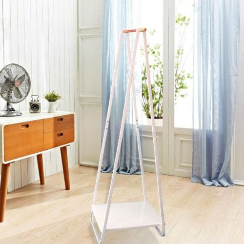 Metal Coat Rack and Shoe Bench Hanging Garment Rack