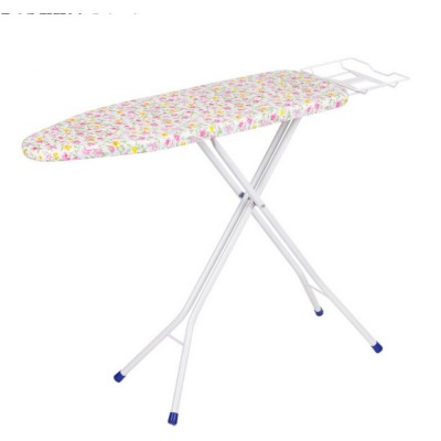 Adjustable Height  4-leg Mesh Ironing Board with Extra-large Board