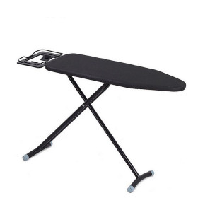 Iron Black Adjustable Height Foldable With Rubber Feet For Ironing Board