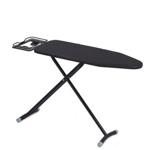 Iron Black Adjustable Height Foldable With Rubber Feet For Ironing Board